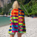 Personalisierte Baumwollreaktive bedruckte Strandtuch